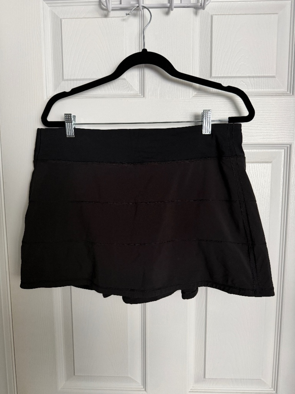Lululemon Black Athletic Tennis Skirt Size 12